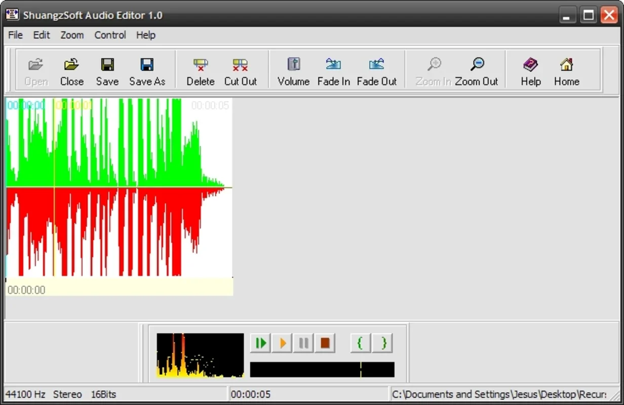 ShuangzSoft Audio Editor for Windows - Enhance Your Audio