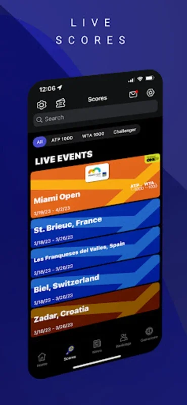 TennisONE for Android - Comprehensive Tennis Platform