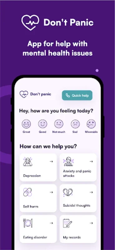 Don't Panic for Android - Comprehensive Mental Health Aid