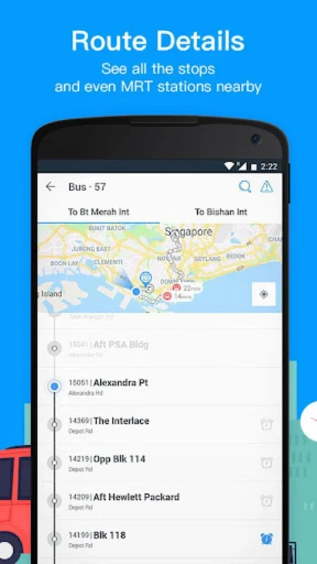 My SGBus for Android - Navigate Singapore Easily