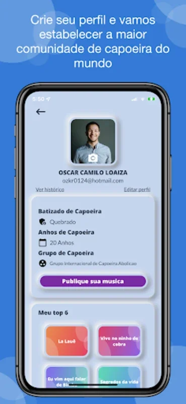 cancioneirodecapoiera for Android - A Capoeira Song Learning Companion