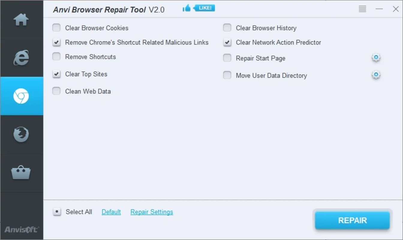 Anvi Browser Repair Tool: Fix Browser Errors on Windows