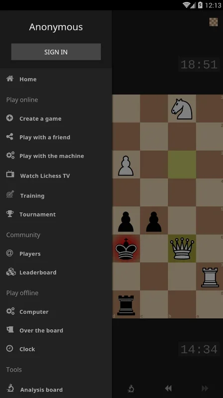 lichess for Android - Diverse Chess Play Options