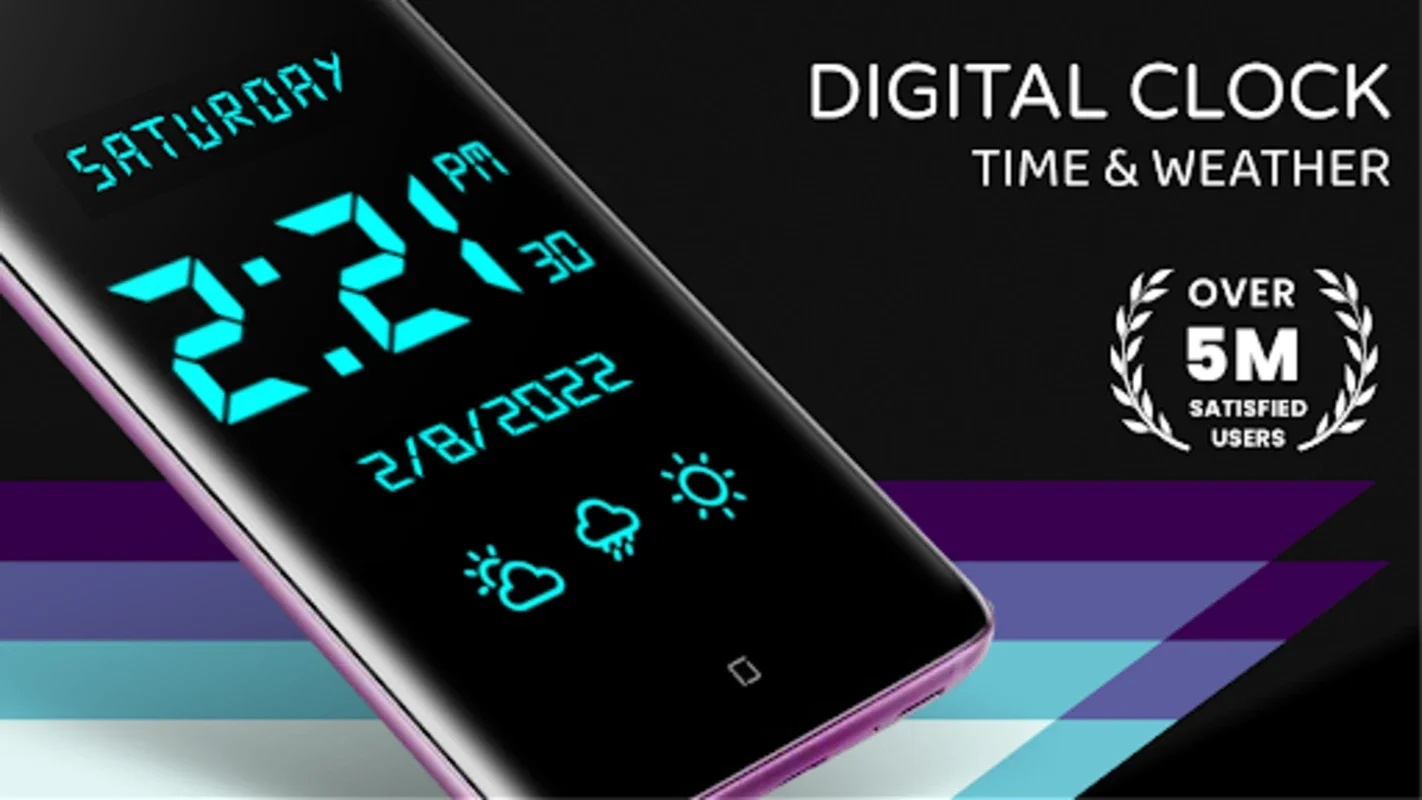 Smart Clock for Android - Stylish Timekeeping with Weather Info