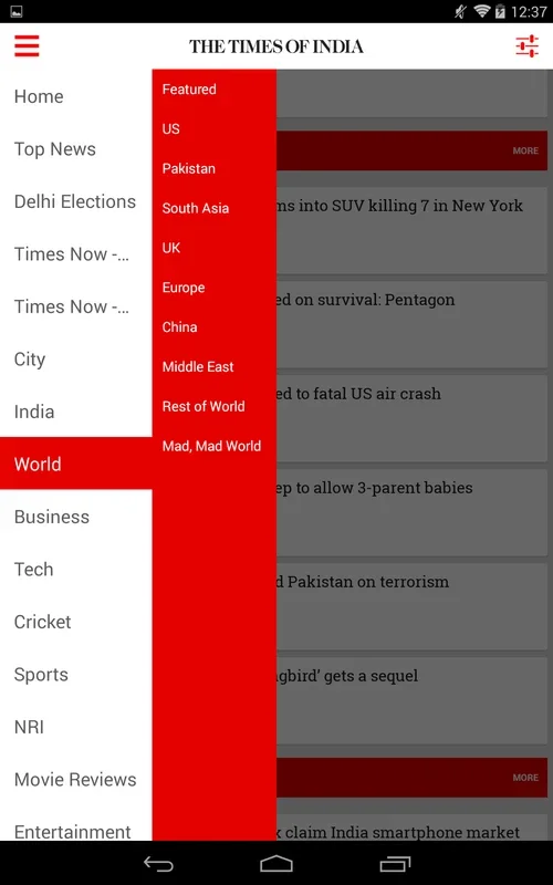 Times Of India for Android - Stay Informed with Real-time News