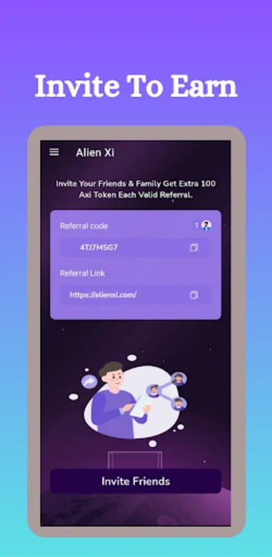 Alien Xi for Android - Earn Digital Currency Easily