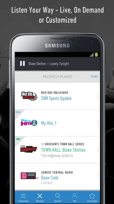 SiriusXM for Android - Enjoy 130+ Radio Stations