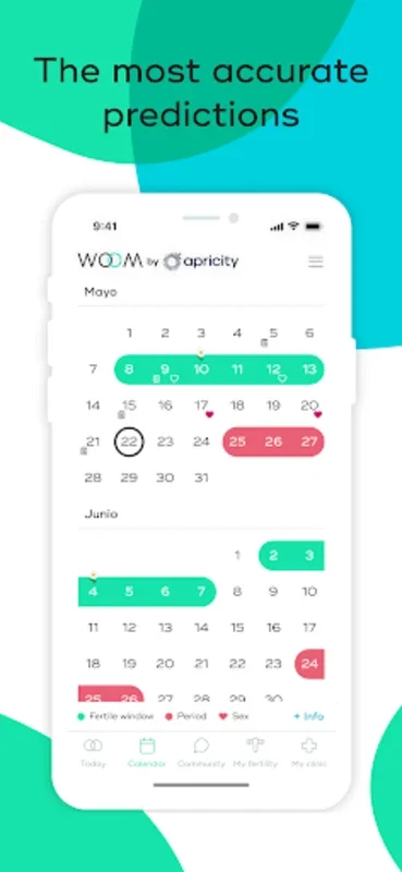 WOOM by Apricity Fertility App for Android: Track Your Fertility