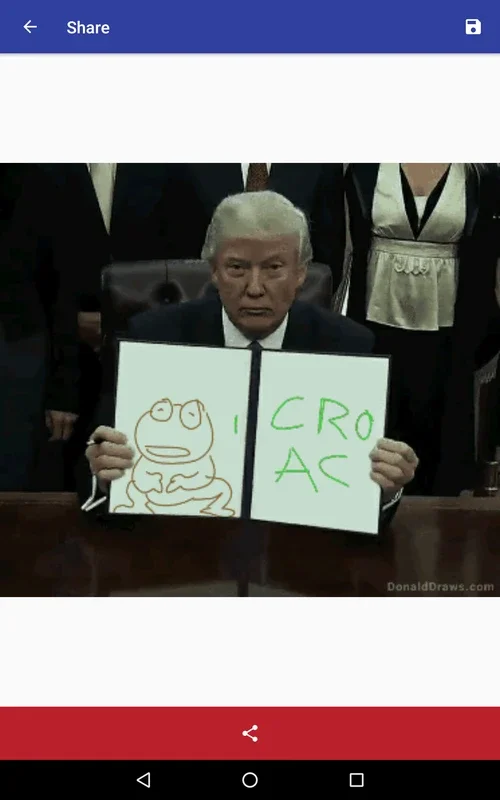 Donald Draws for Android - Create Funny Memes Easily