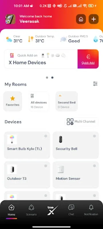 TrueX for Android - Manage Smart Home Securely