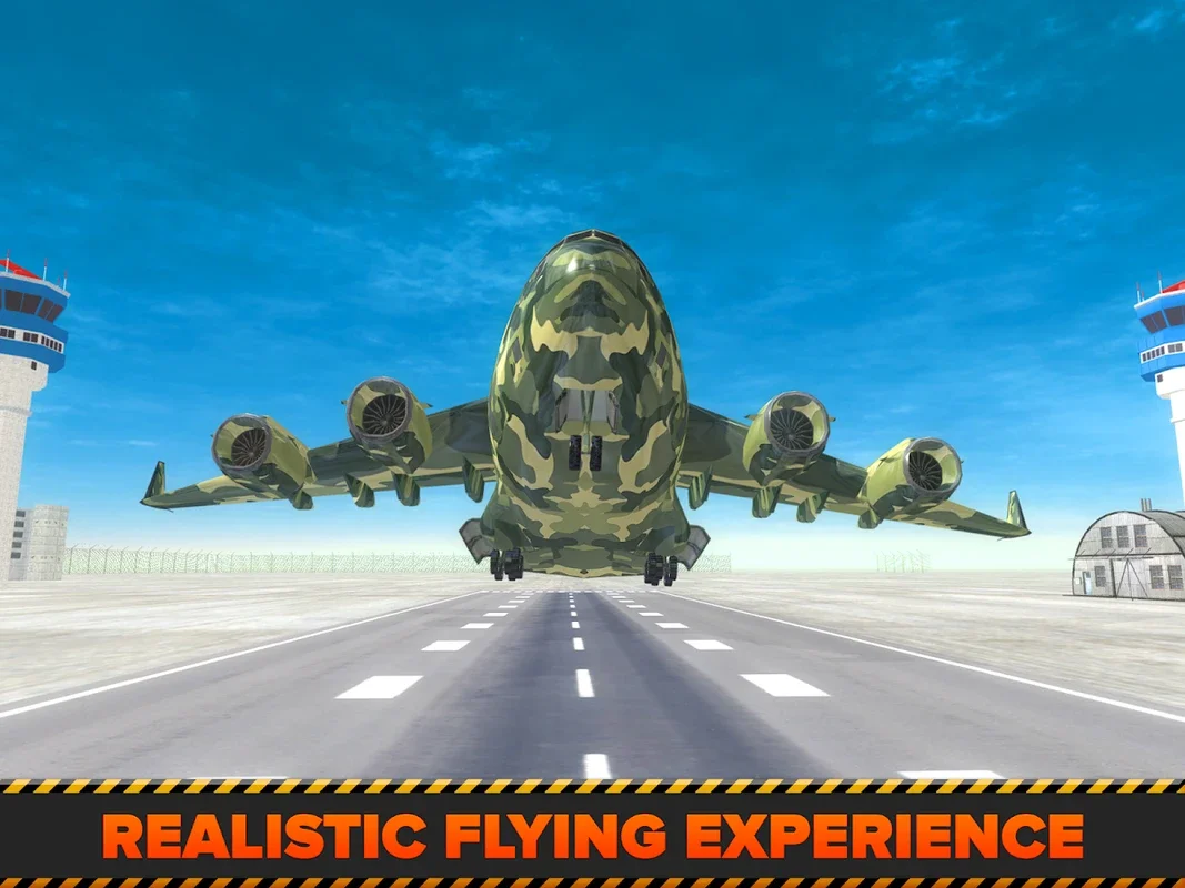 Army Cargo Plane Airport 3D for Android - Realistic Flight Sim