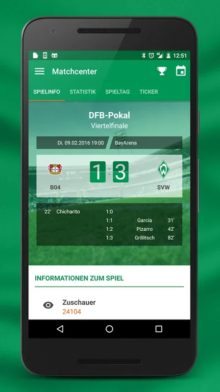 SV Werder App for Android - Official Fan Experience