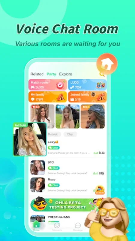 OHLA for Android: Connect with Friends through Voice Chat