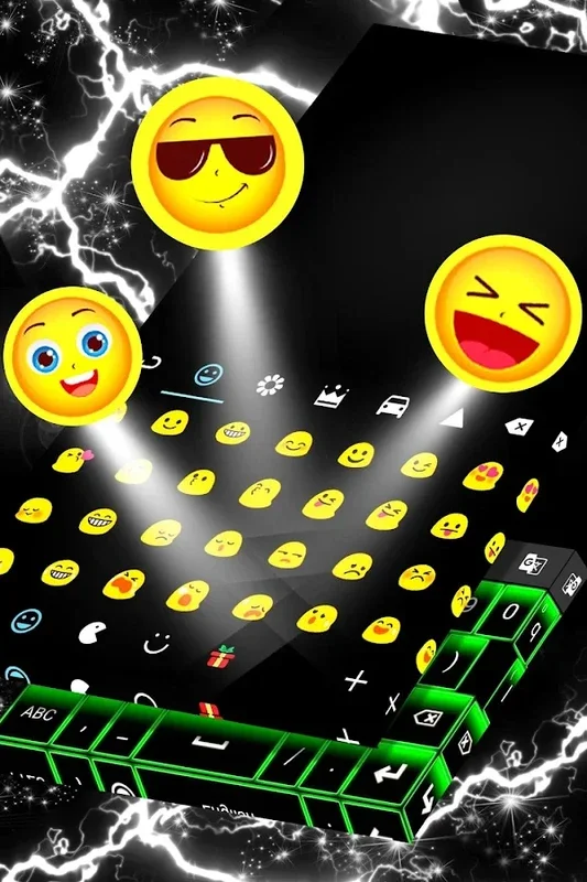 Neon Green Keyboard for Android - Enhance Your Typing