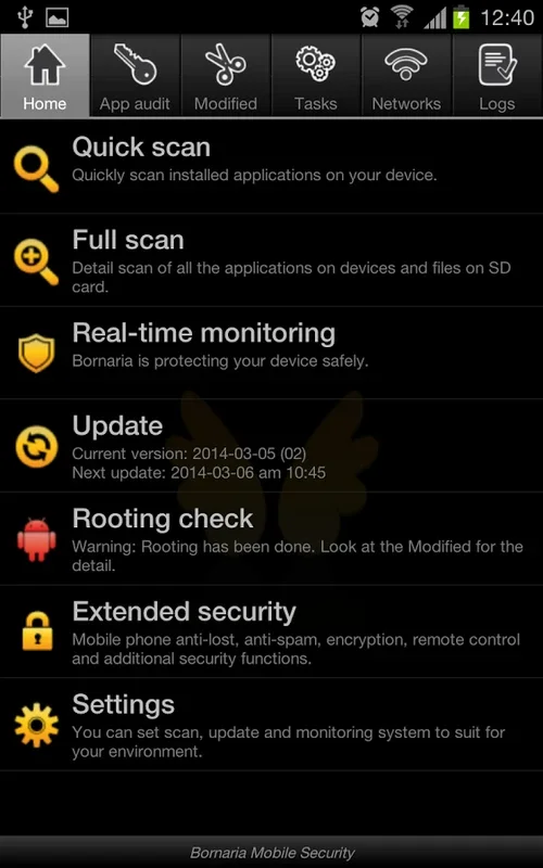 Bornaria Mobile Security for Android - Protect Your Device