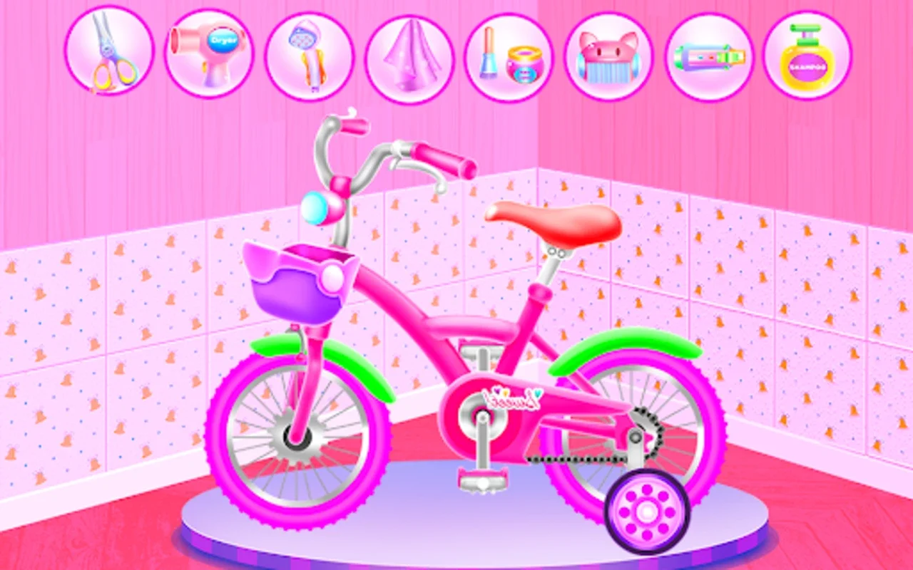 Girl Bike Fix & Washing Salon for Android - No Downloading Needed