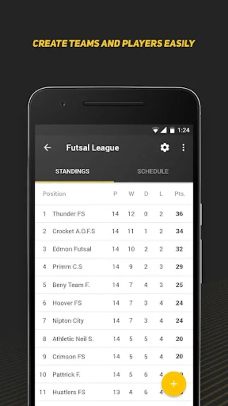 Manager miLeyenda for Android: Effortless Sports Tournament Management