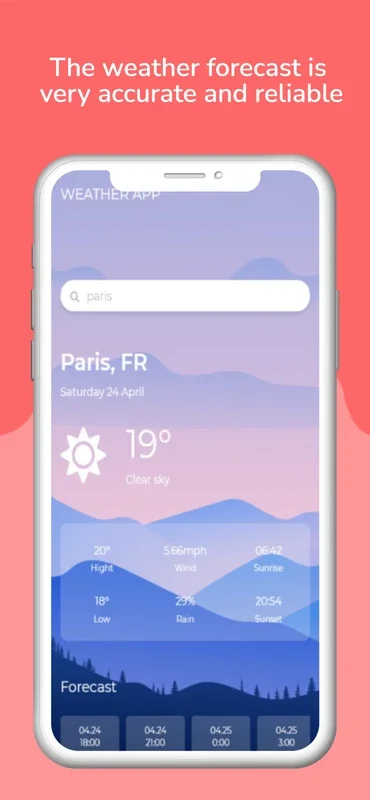 Herwater for Android - Accurate Weather Forecasts