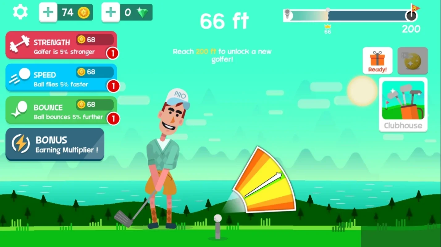 Golf Orbit for Android - Long - Distance Golf Fun