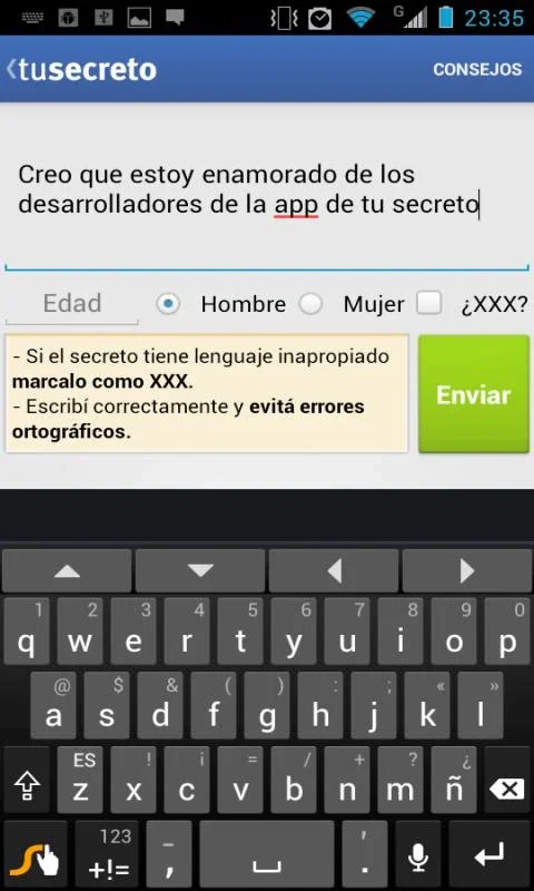 TuSecreto for Android: Anonymous Social Experience