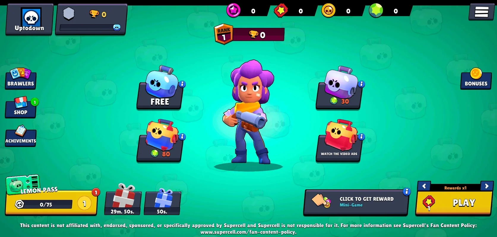 Lemon Box for Android - Simulate Brawl Stars Box Openings