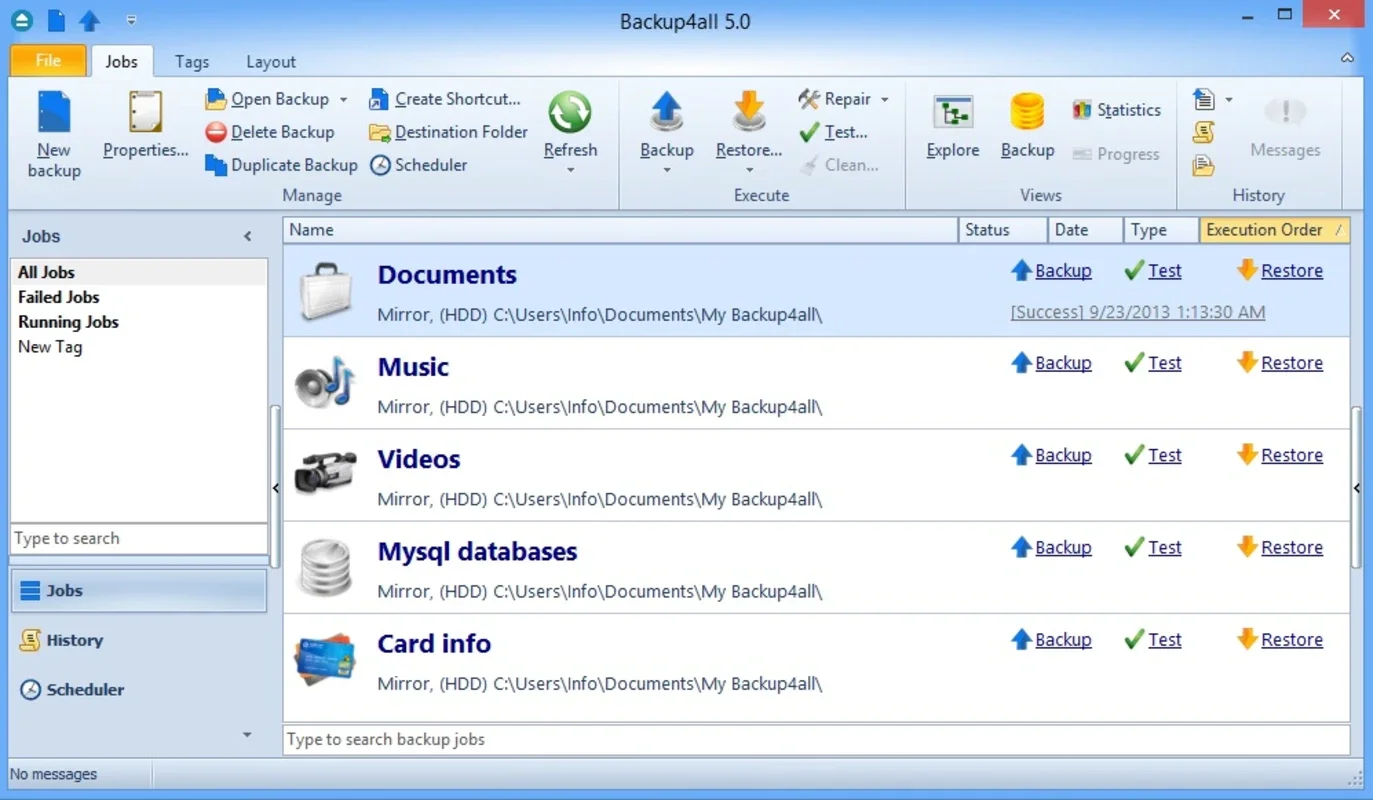 Backup4all for Windows - Download it for Free