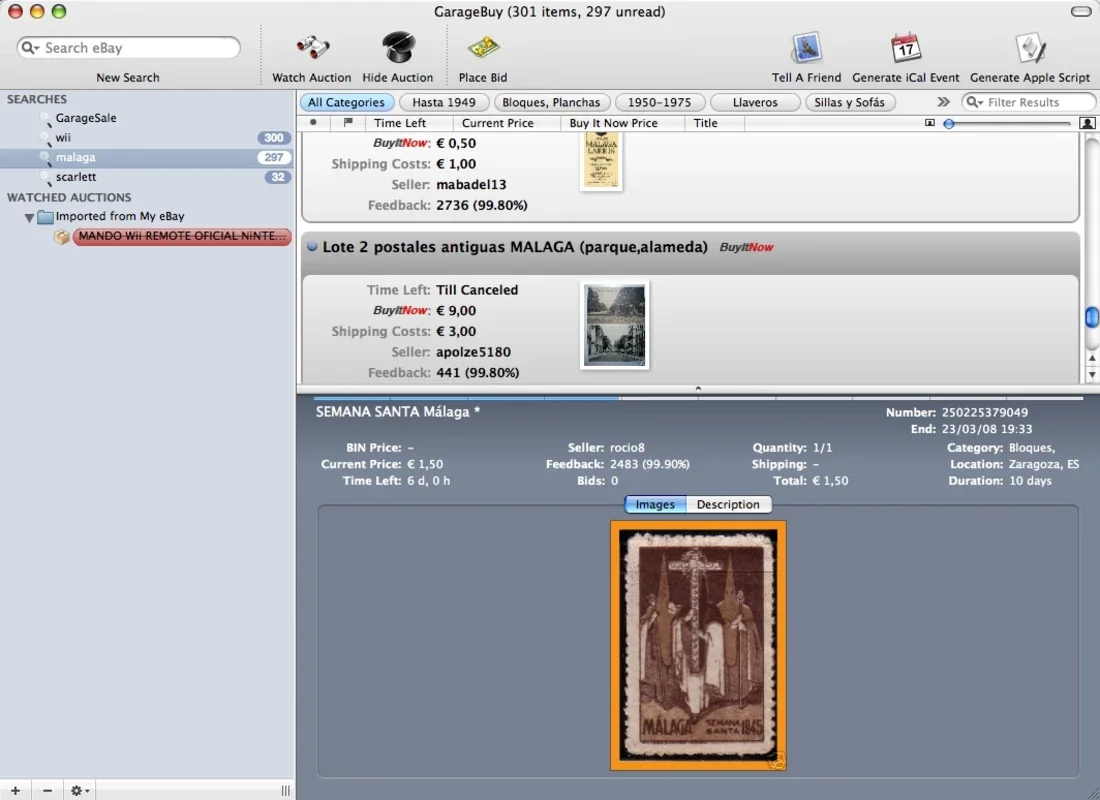 GarageBuy for Mac - Streamline Your eBay Transactions