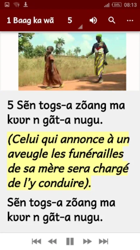 Proverbes en mooré vol. 1 for Android - Explore Mossi Wisdom