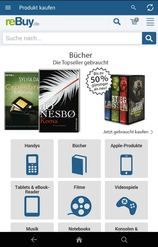 reBuy.de for Android: Buy and Sell Second-Hand Items