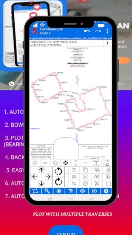 Coordinate Plot for Android: Streamlined Survey Planning