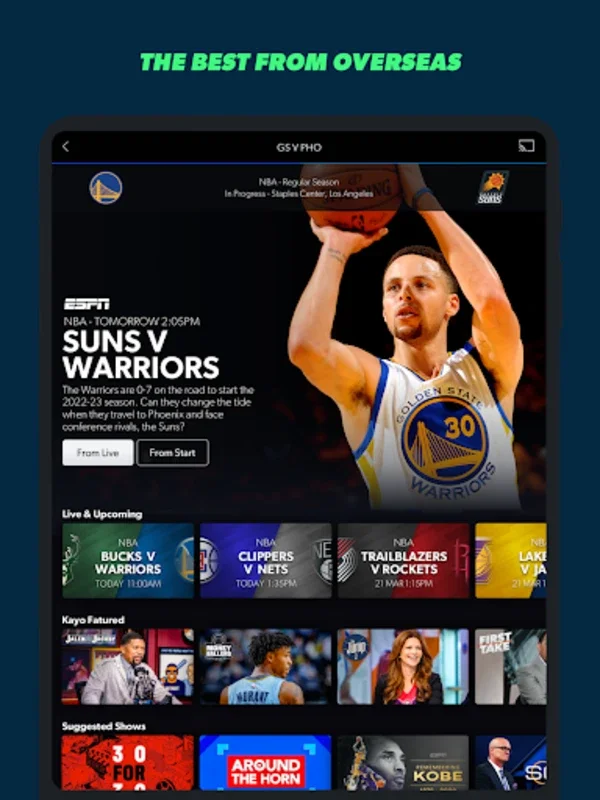 Kayo Sports for Android - Stream Diverse Sports