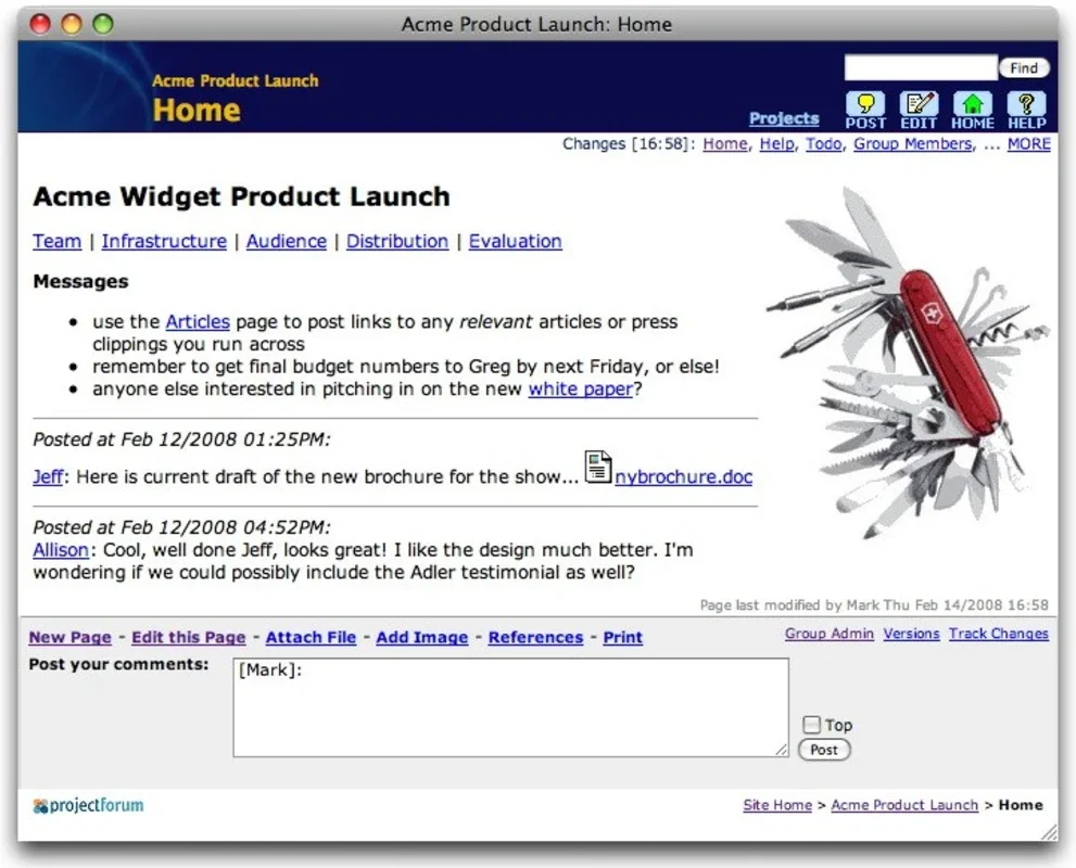 ProjectForum for Mac - Free Communication Tool