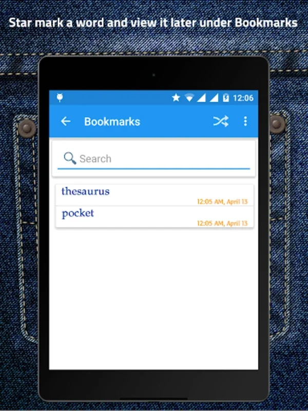 Pocket Thesaurus for Android - Enhance Vocabulary