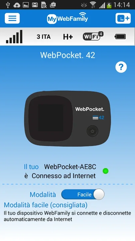 WebFamily for Android: Optimize Wi-Fi Management