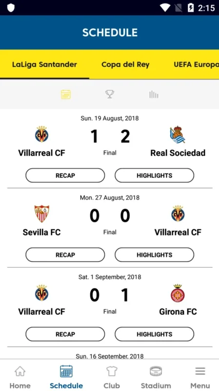 Villarreal CF - Official App for Android: Stay Updated