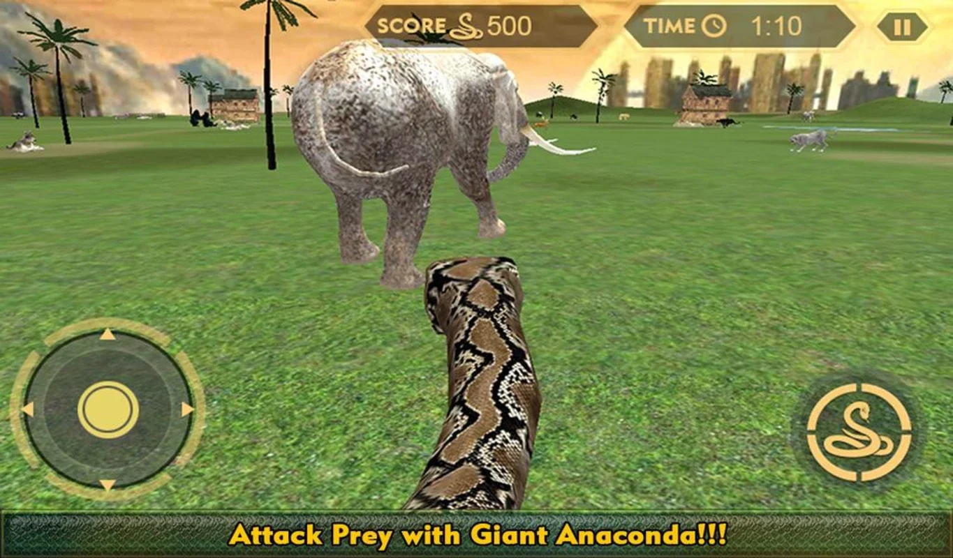 Wild Anaconda Snake Attack Sim for Android - Thrilling Adventure