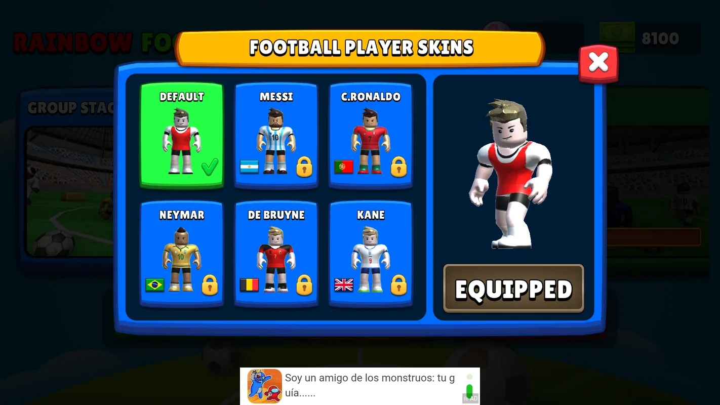 Rainbow Football for Android - Exciting Football Game