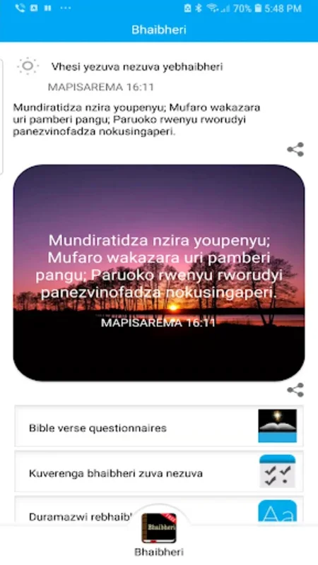 Holy Bible Shona Free for Android - Access Scriptures Anytime