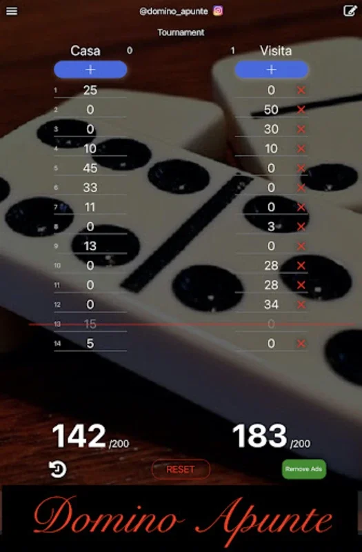 Domino Apunte for Android - Sustainable Scorekeeping App