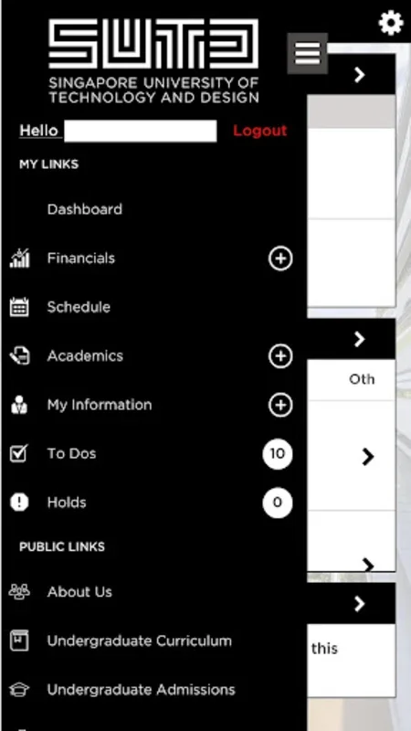 SUTD MyMobile for Android: Your All-in-One Campus Companion