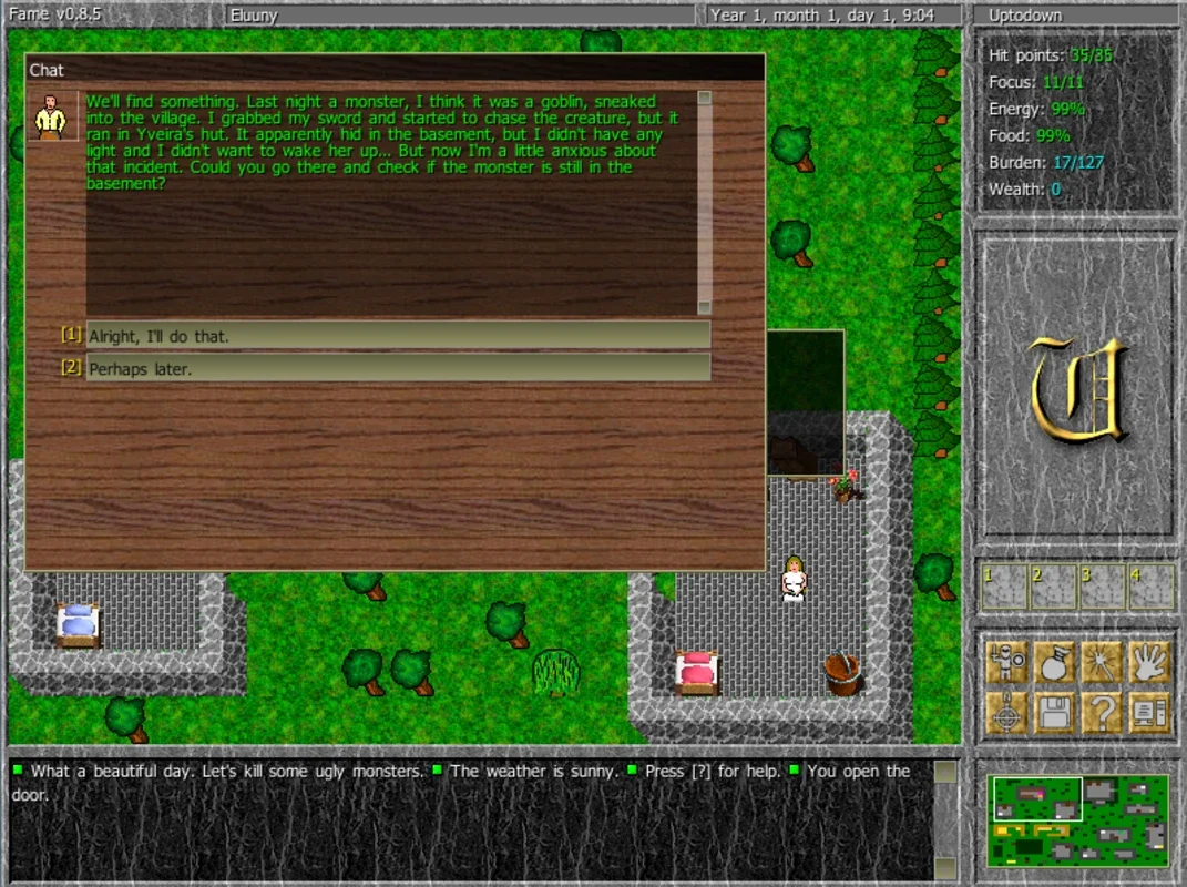 Fame for Windows - A Colossal Role-playing Adventure