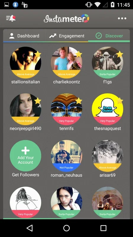 FollowMeter for Android - Track Instagram Popularity