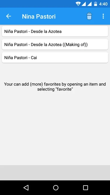 Nina Pastori for Android - Explore Its Features