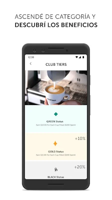 Café Martínez for Android - Enhanced Loyalty Rewards