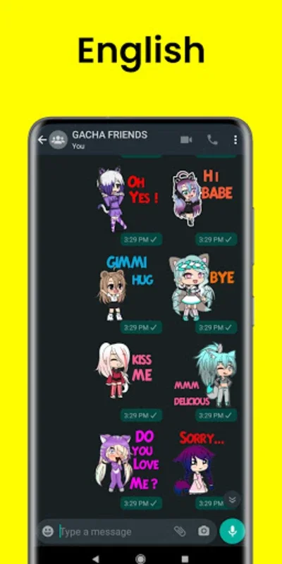 Gacha Stickers for Android - Enhance Messaging with Fun Stickers