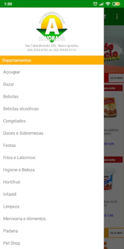 Supermercados Alvorada for Android - Shop Groceries Easily