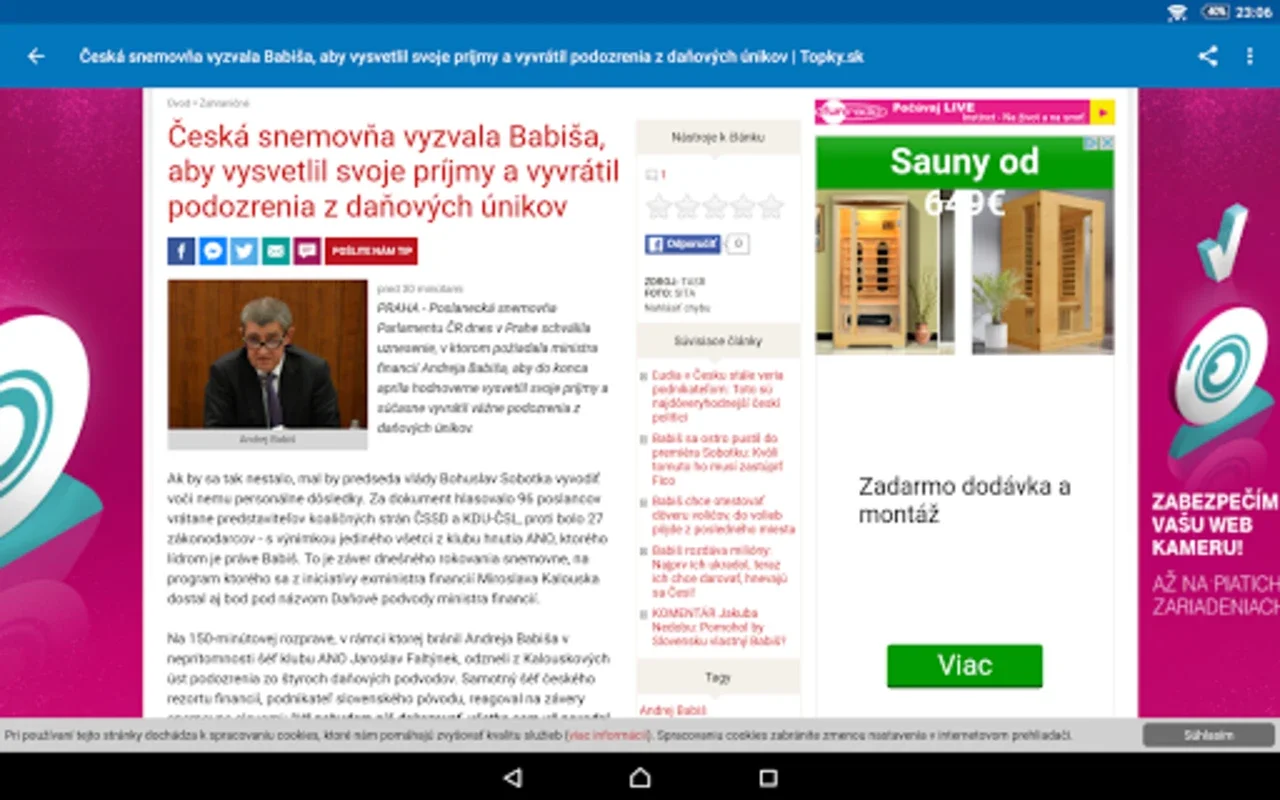 Slovakia News (Správy) for Android - Stay Informed