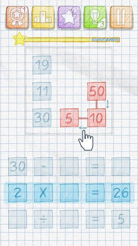 Scribble Play with math for Android - Fun Math Game