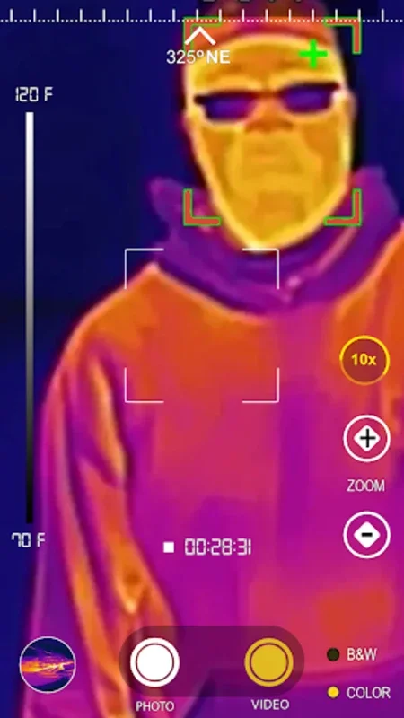 Thermal Imaging Camera Sim 9 for Android - Enhance Night Shots