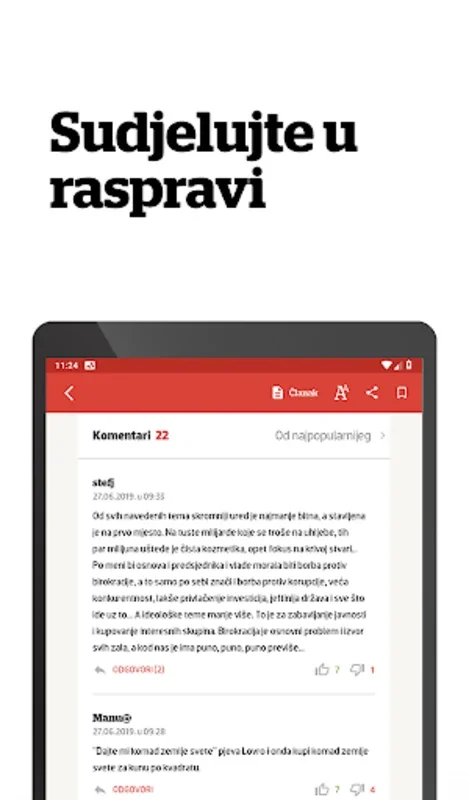 Večernji list for Android - Comprehensive News Source